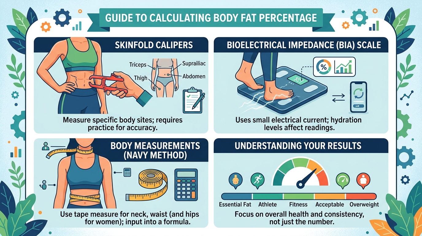 How to calculate body fat percentage - body fat calculator