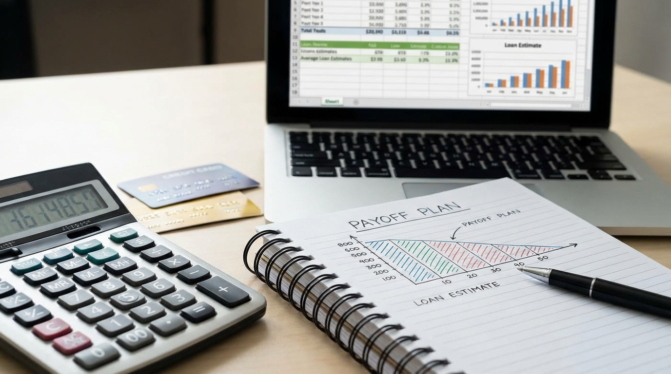 How to calculate credit card payoff Debt