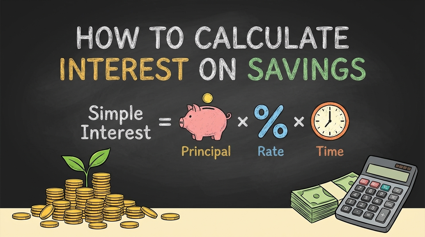 How to calculate interest on savings